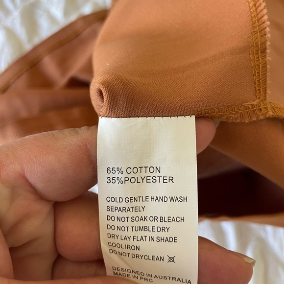 LF Caramel Sleeveless Romper - Picture 9 of 9